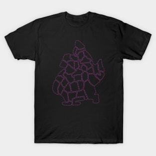 Brooklyn Zipcode Map (pink) T-Shirt